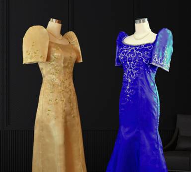 Colorful filipiniana best sale